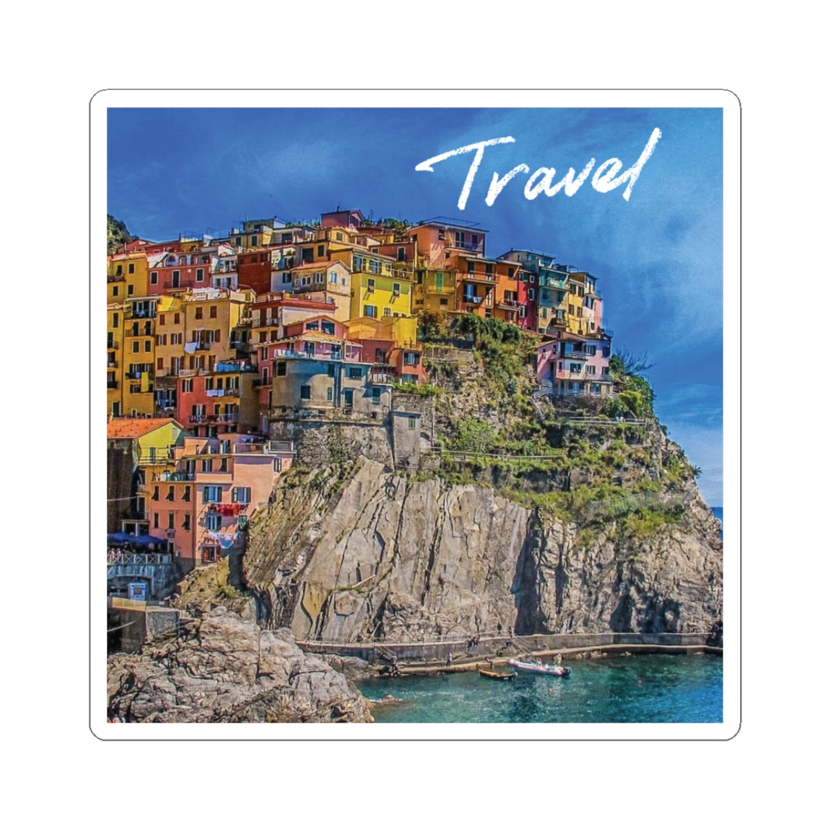 Travel Themed Sticker