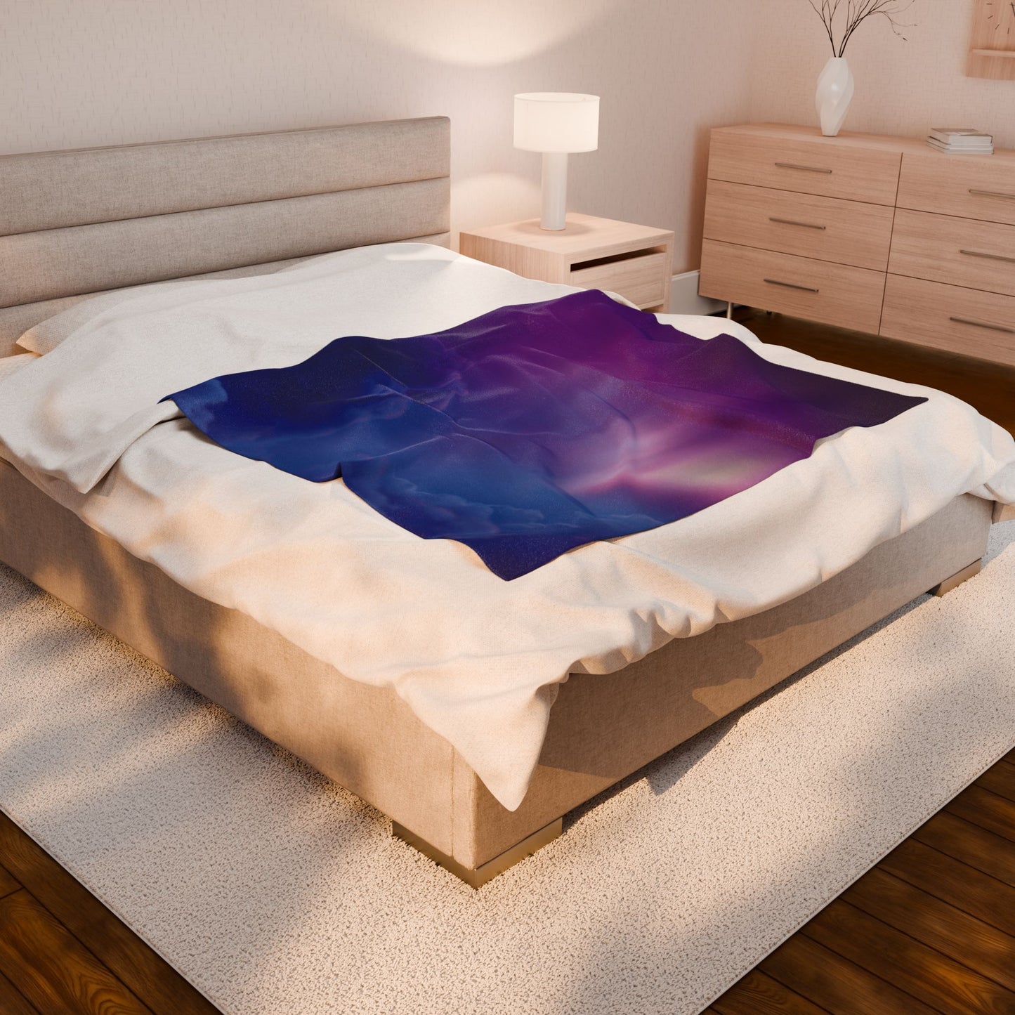Clouds Velveteen Plush Blanket