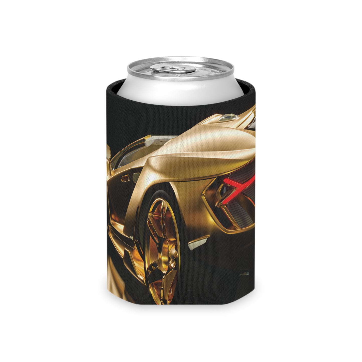 Gold Car Can Cooler