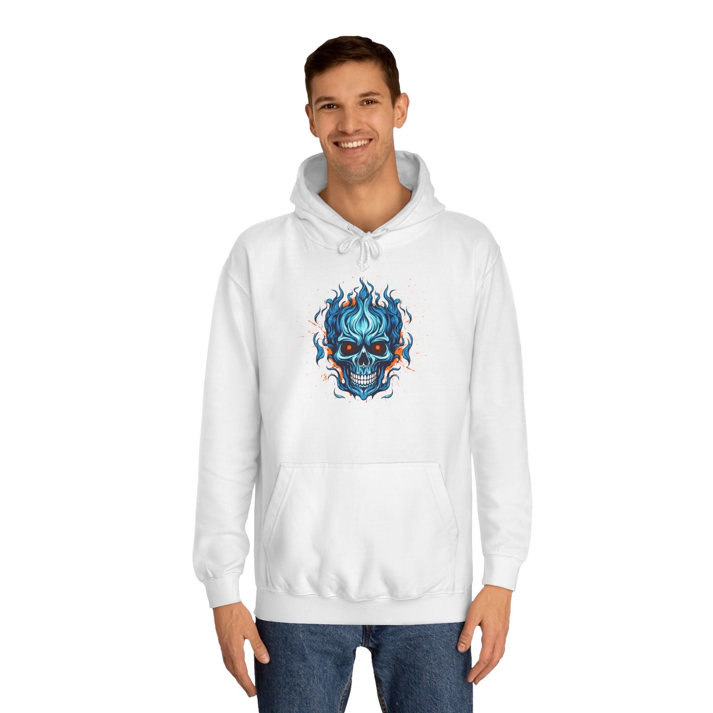 Bold Skull Graphic Hoodie