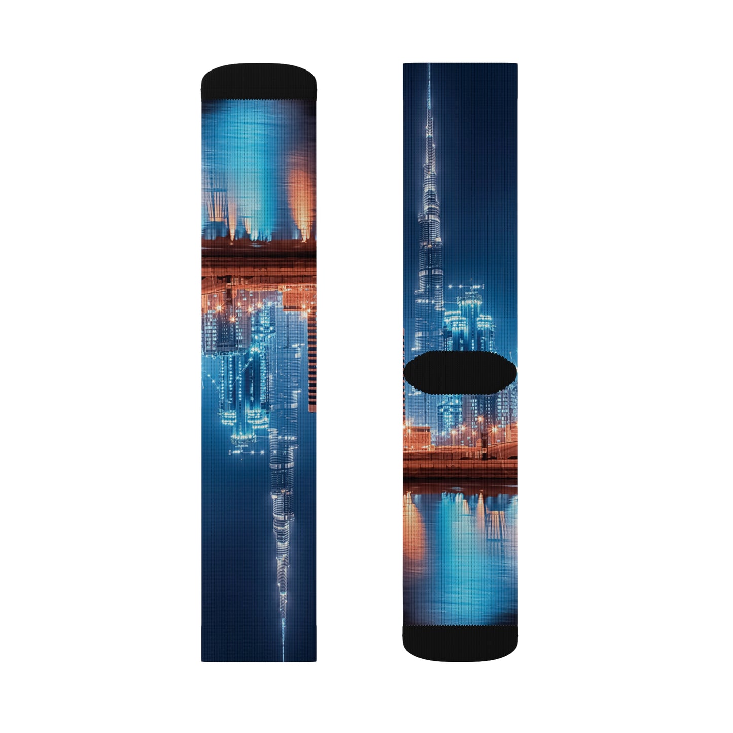 Dubai City Sublimation Socks