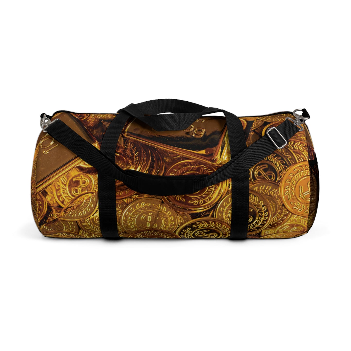 Gold Duffel Bag