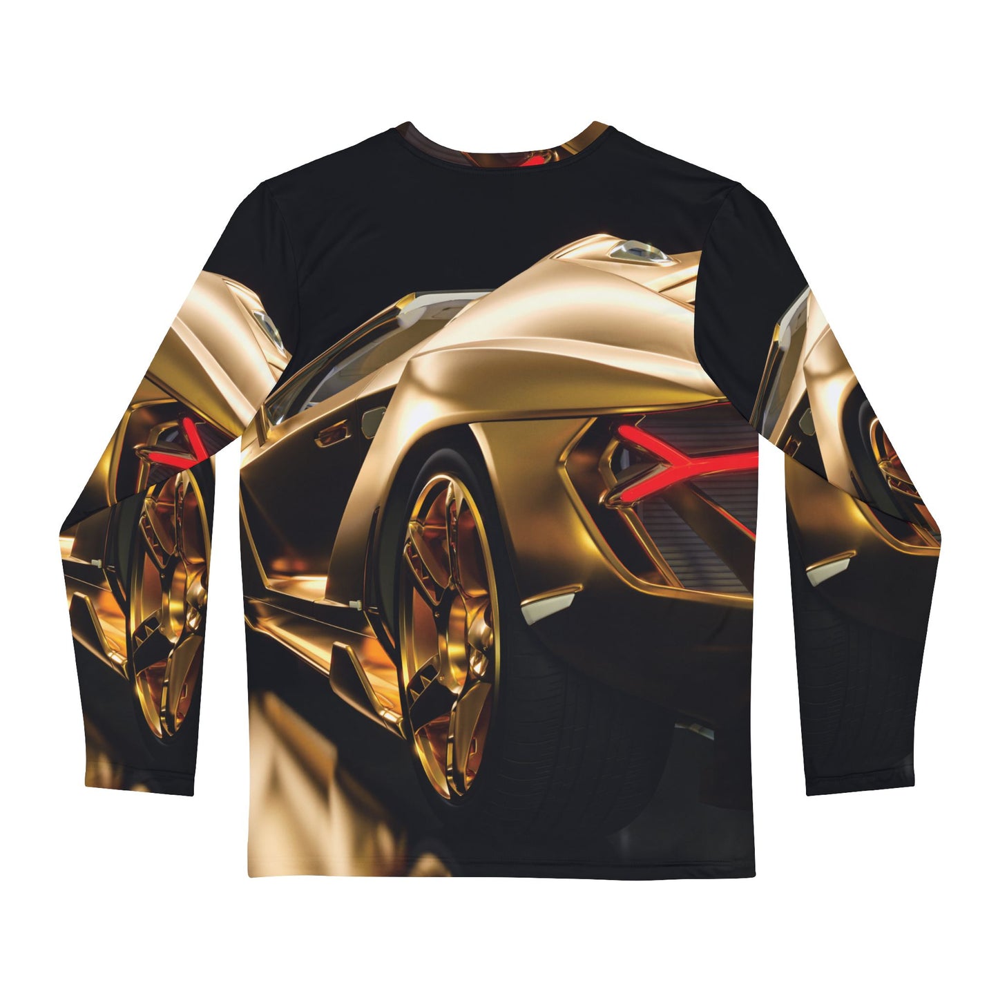 Gold Car Long Sleeve Shirt (AOP)