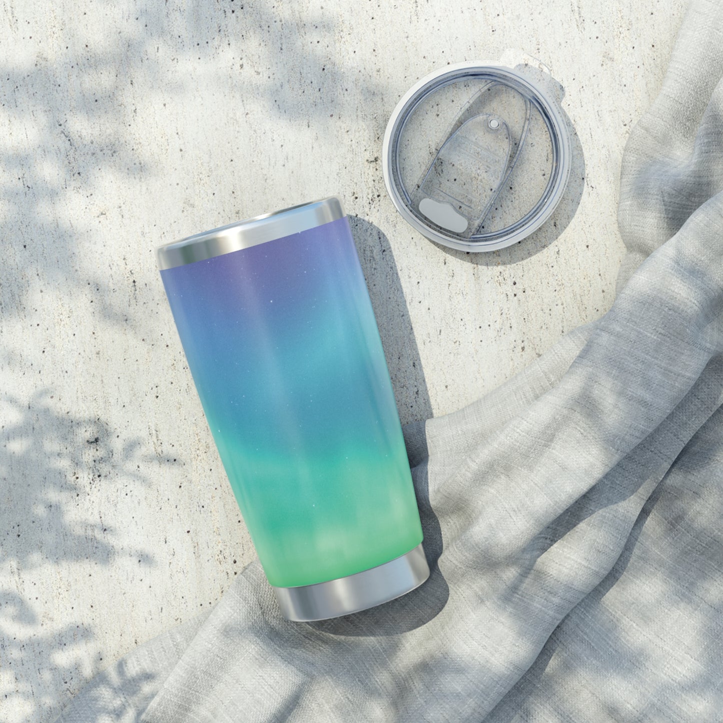 Vagabond Aurora 20oz Tumbler - Travel in Style with Colorful Northern Lights