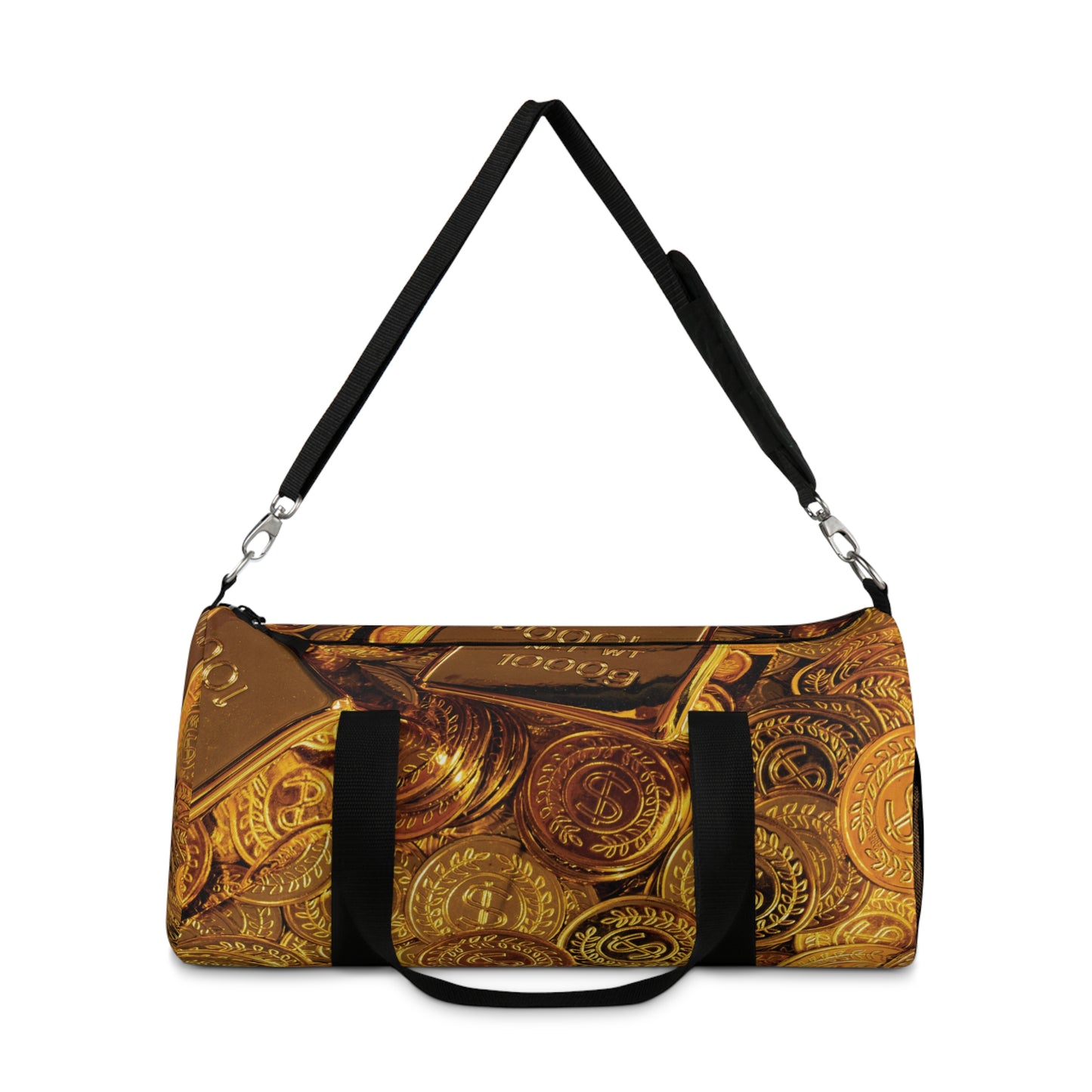Gold Duffel Bag