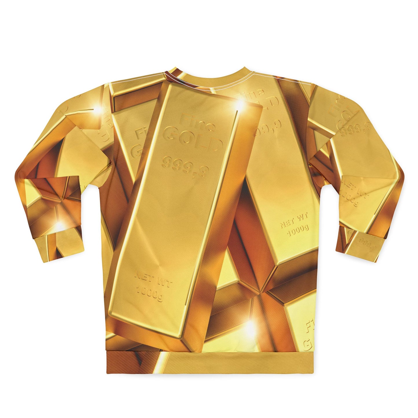 Fine Gold Unisex Sweatshirt (AOP)
