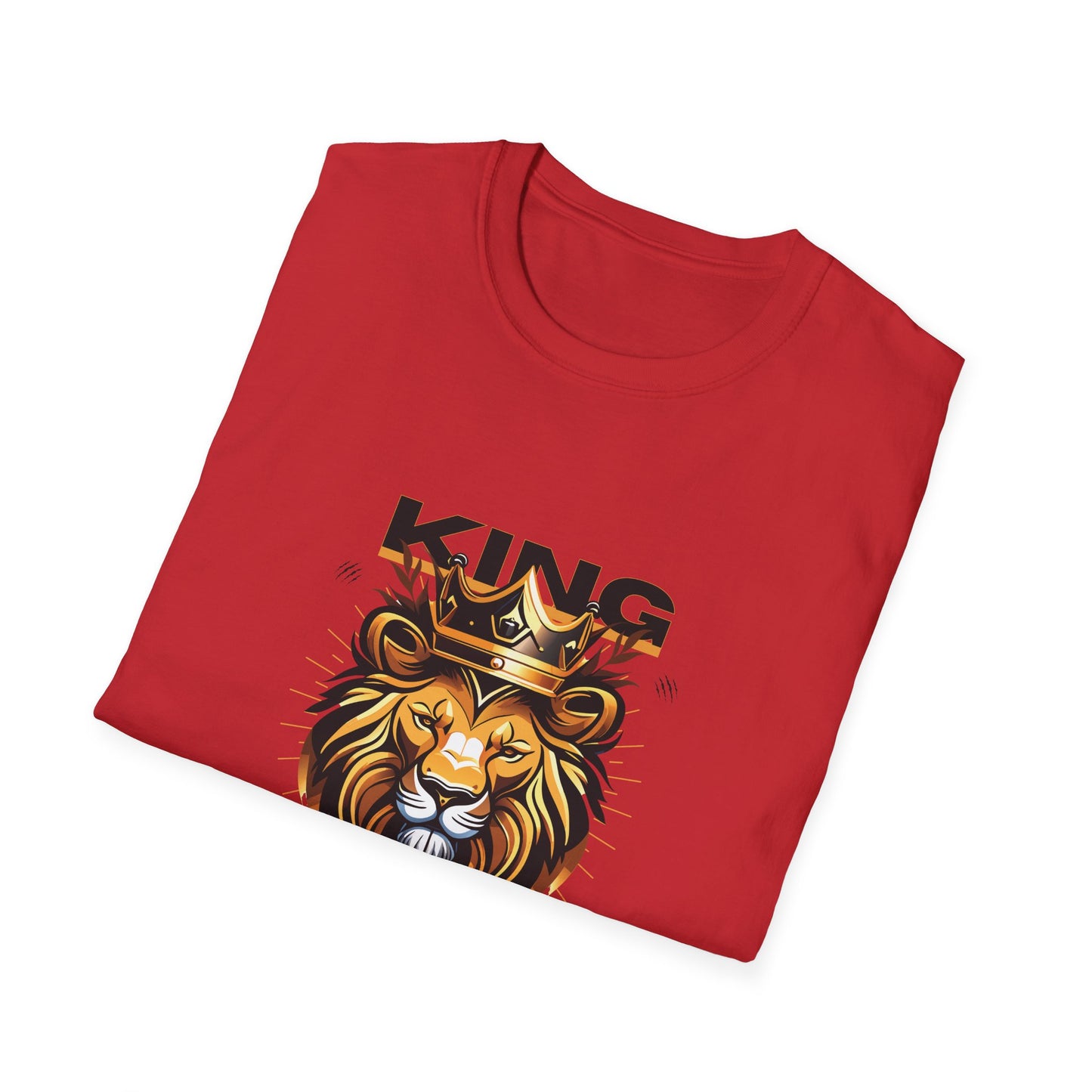 King Lion Cotton T-Shirt, Multiple Colors, Wild Life Tee