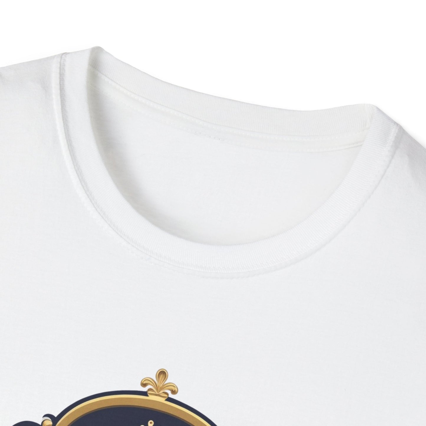 Crowns Of Gold Unisex Softstyle T-Shirt | Royalty Themed Tee for Celebrations, Gifts, Birthdays, Casual Wear, Everyday Style