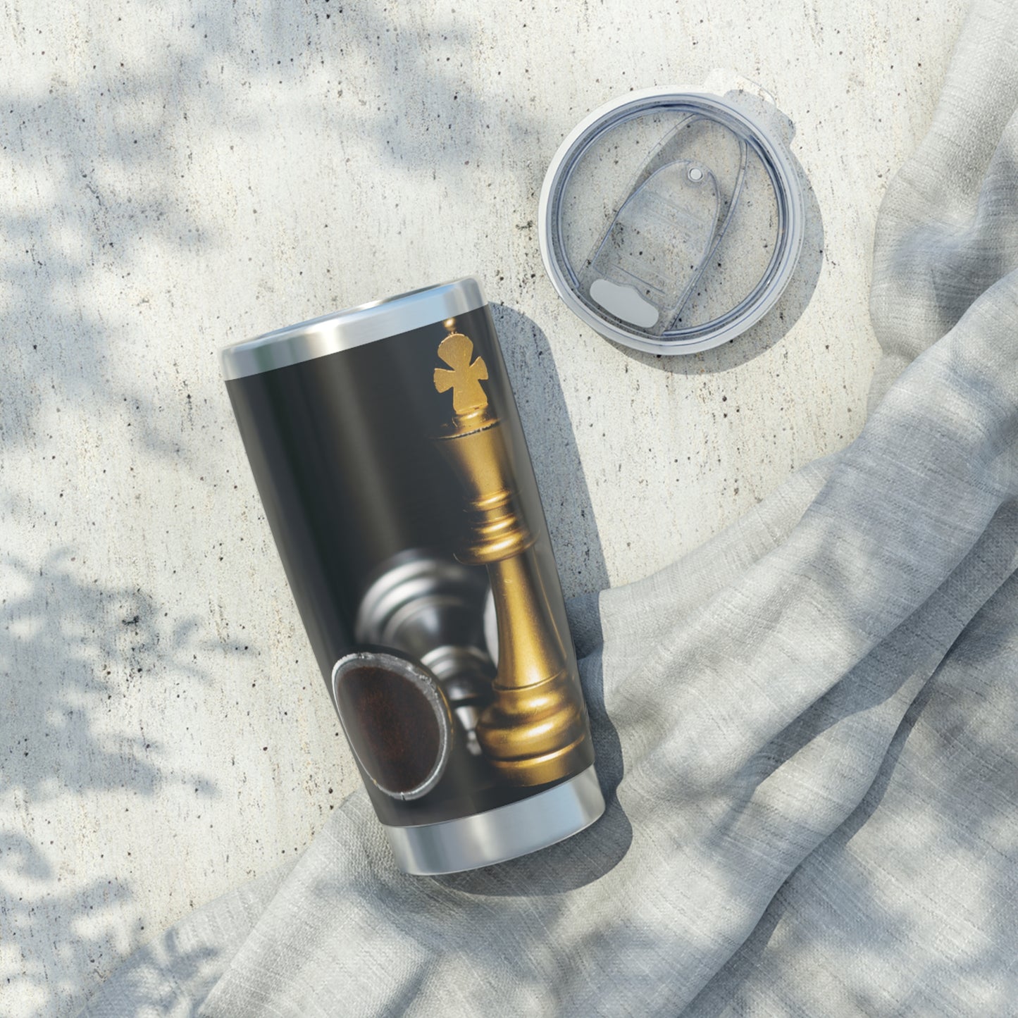 Stylish Chess Piece 20oz Tumbler - Perfect for Gamers & Chess Enthusiasts