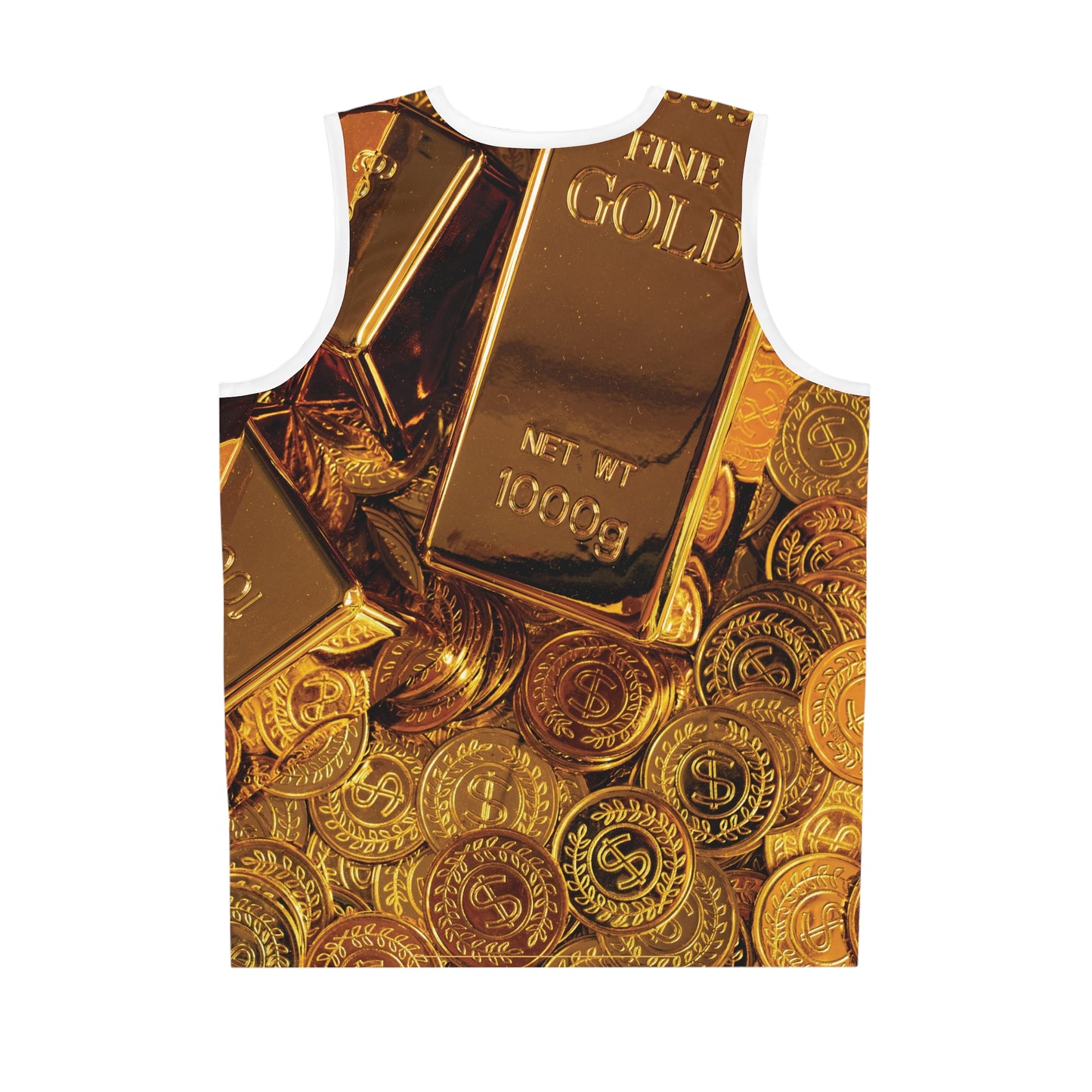 Gold Basketball Jersey (AOP)