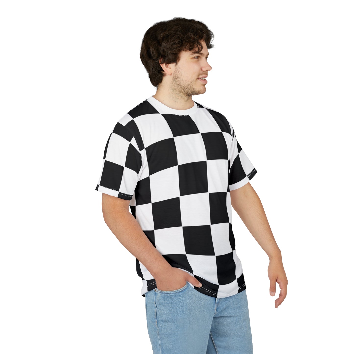Stylish Checkerboard Tee