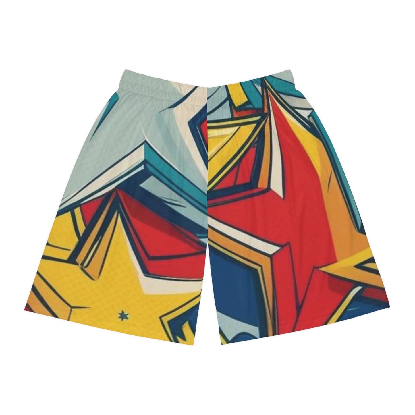 Stars Art Basketball Shorts All Over Print