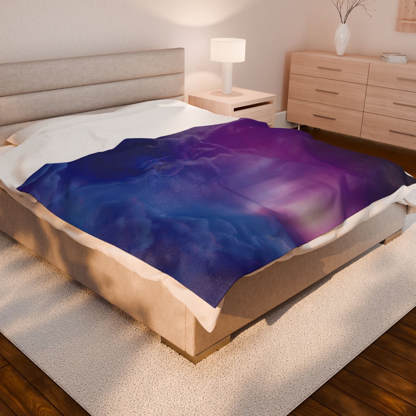 Clouds Velveteen Plush Blanket