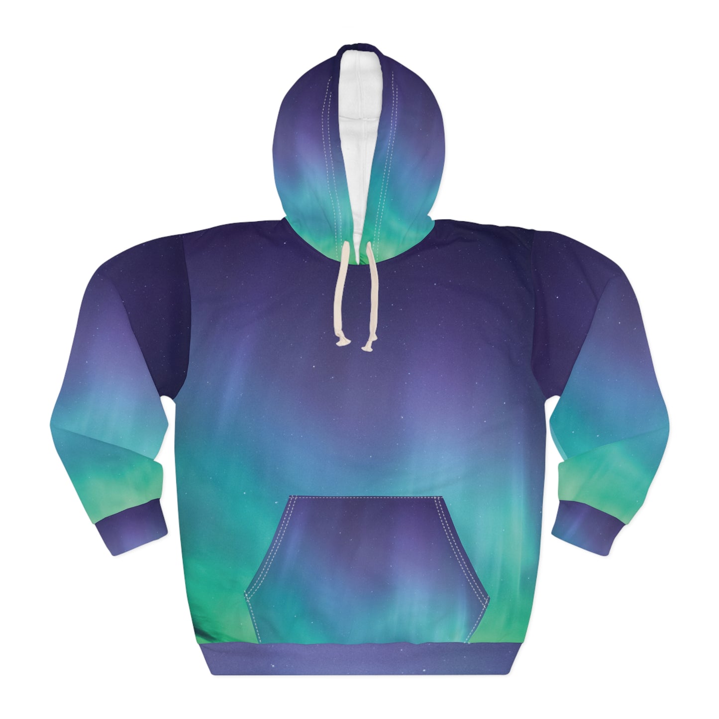 Northern Lights All Over Print Pullover Hoodie