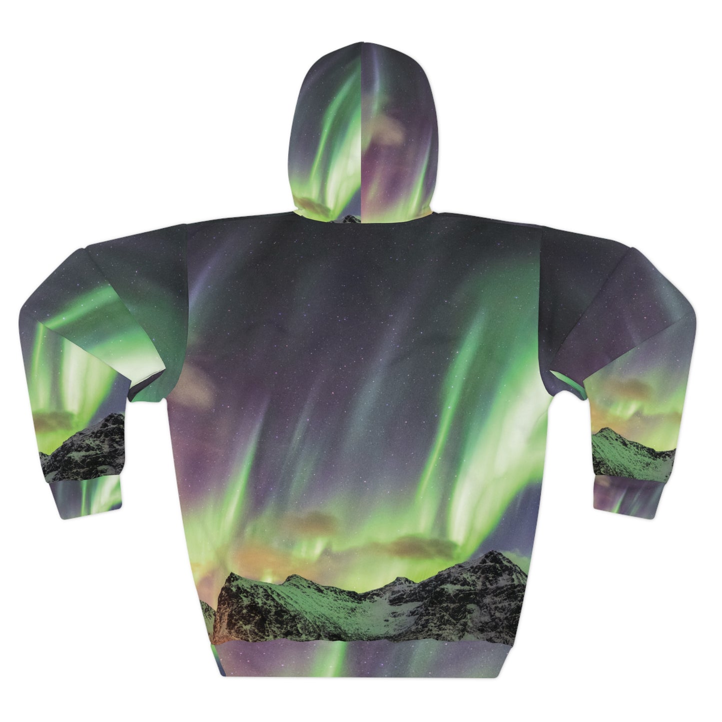 Northern Lights Hoody, Nature Lovers Hoodie, Polyester, Unisex Hoodie