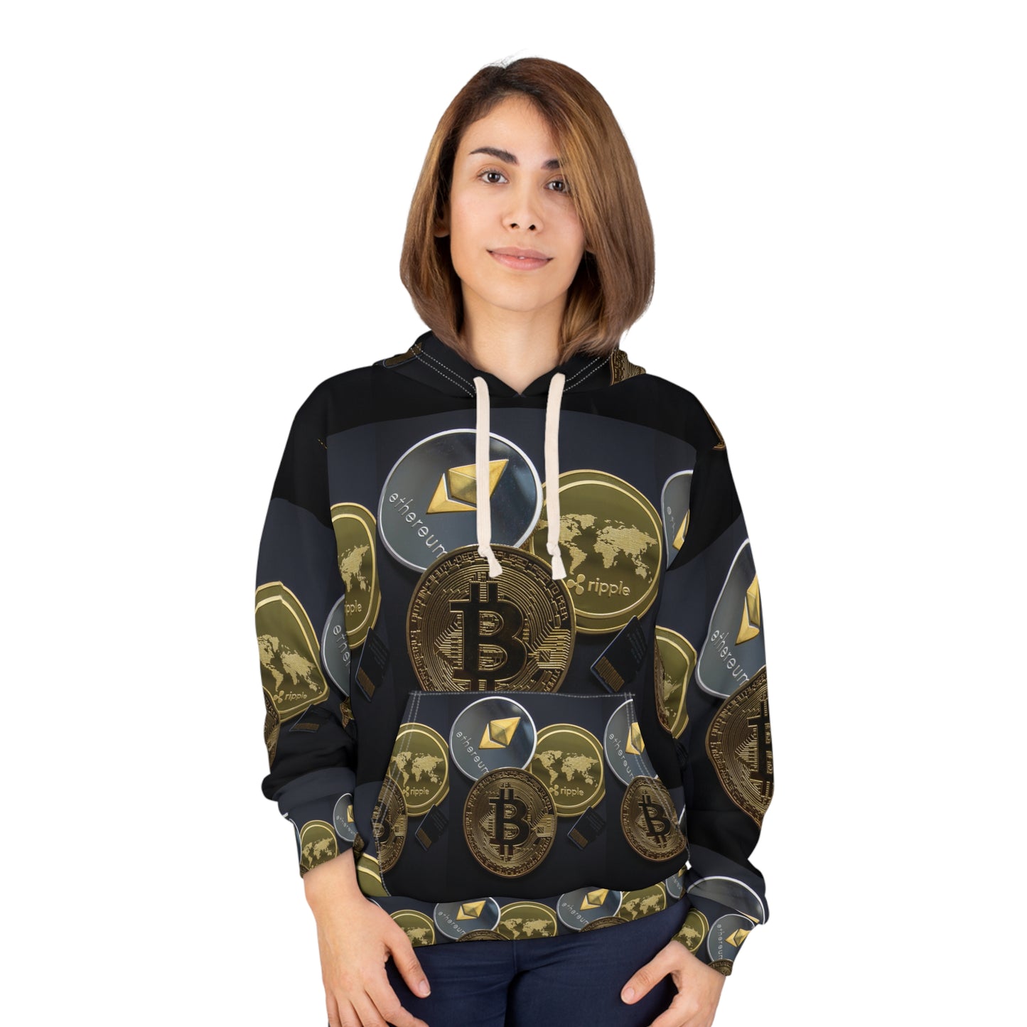 Cryptocurrency Unisex Pullover Hoodie
