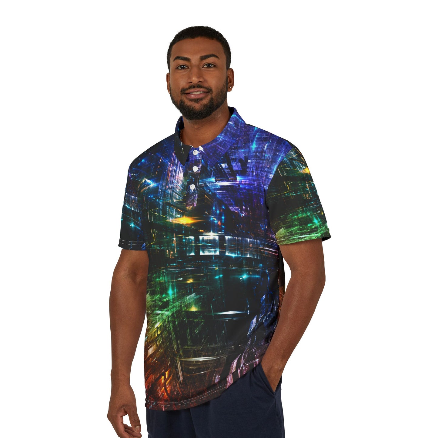 3D Lights Polo Shirt