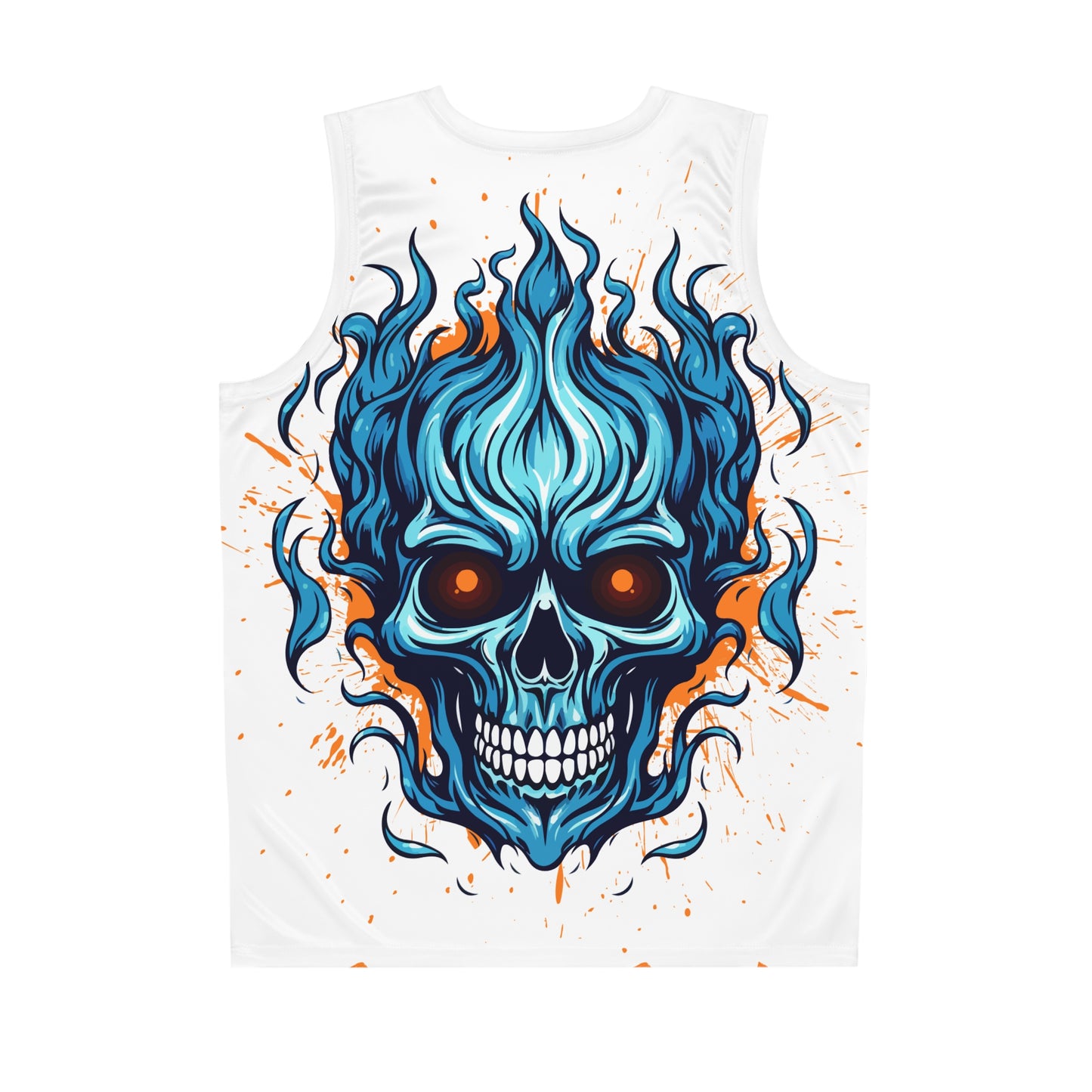 Skull Graphic Basketball Jersey