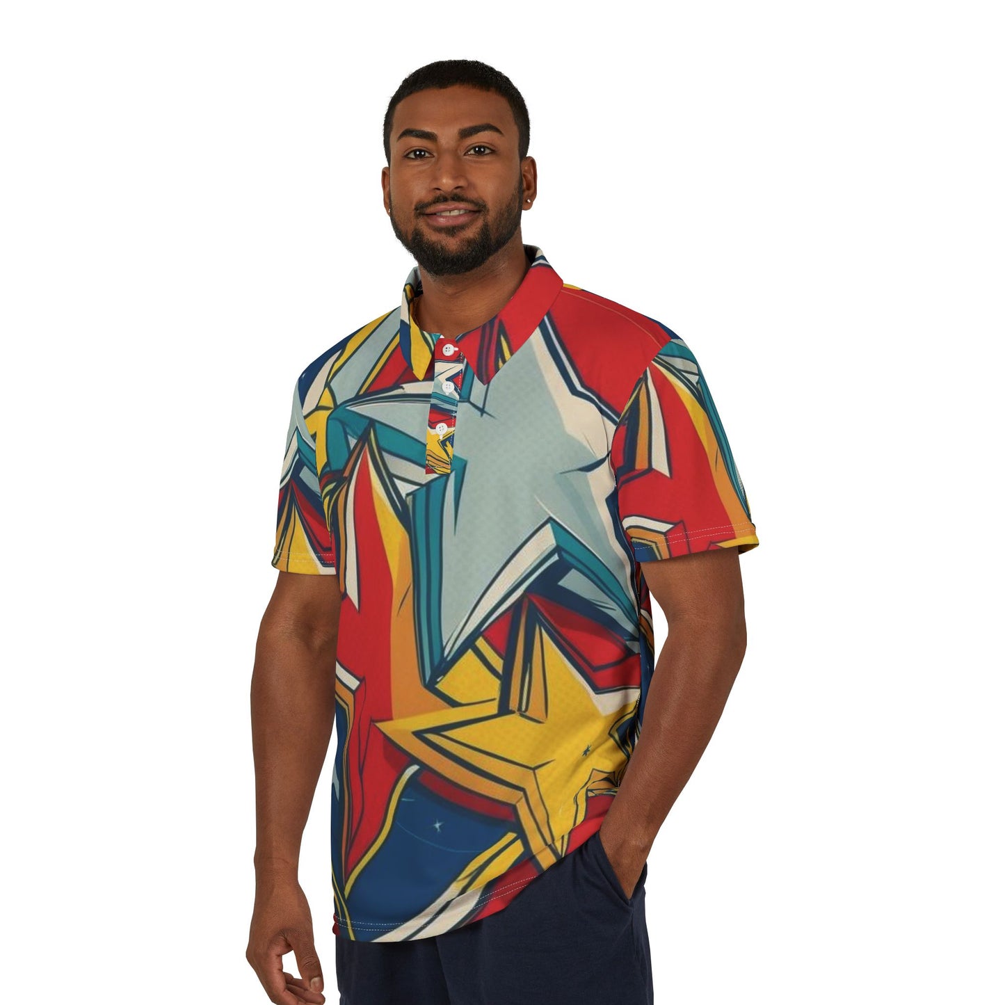 Stars Art Polo Shirt