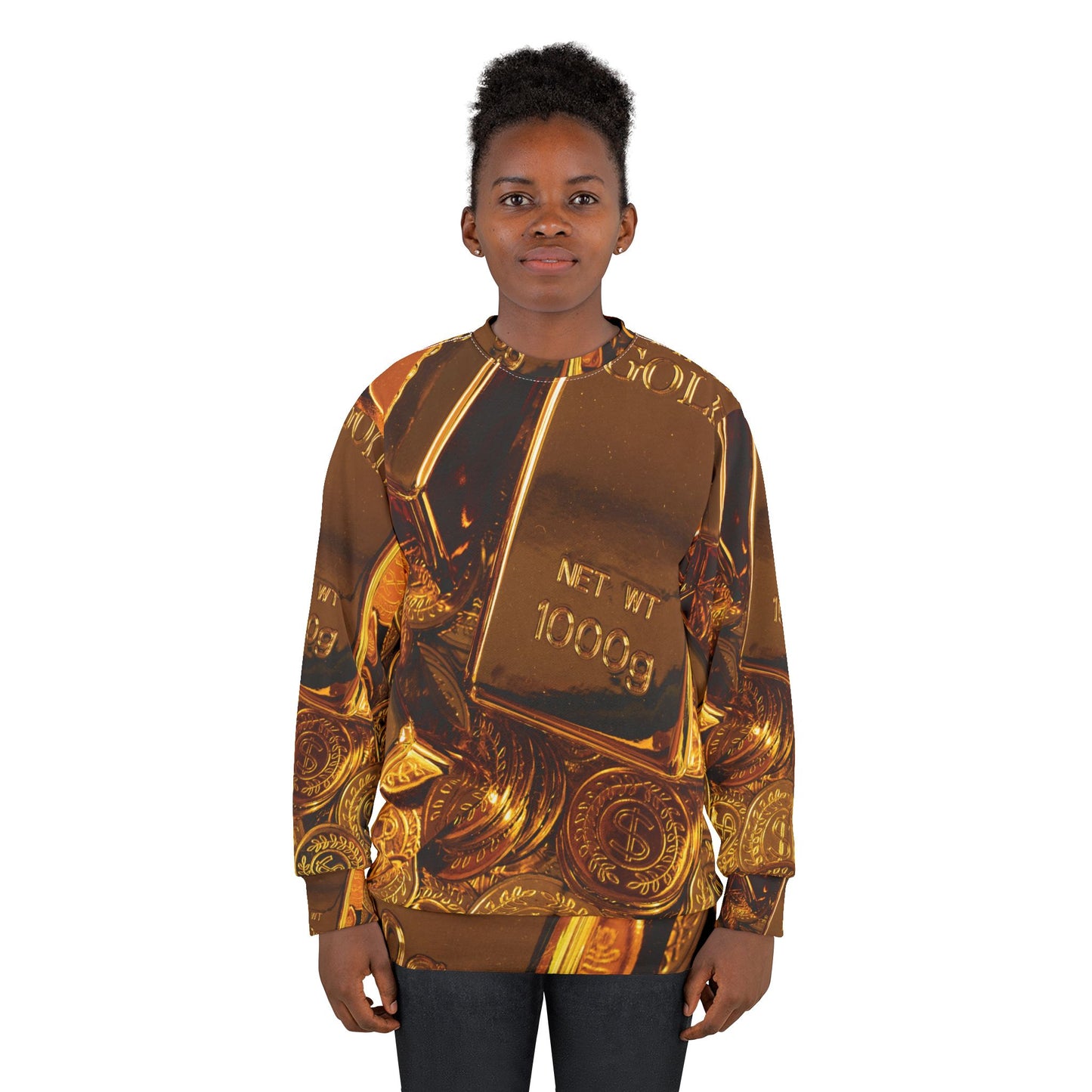 Gold Unisex Sweatshirt (AOP)