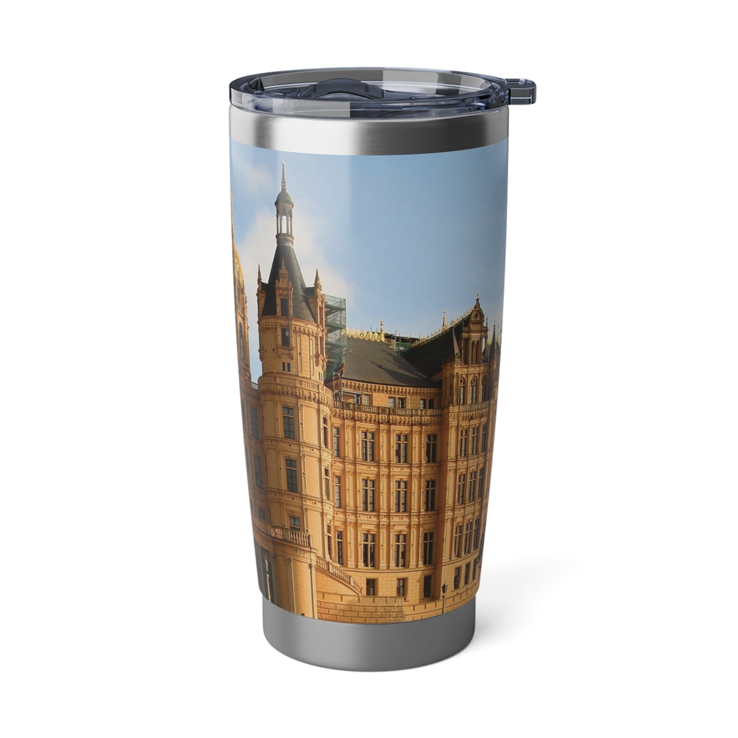 Vagabond Travel 20oz Tumbler - Castle Design Stylish and Durable Drinkware for Adventurers