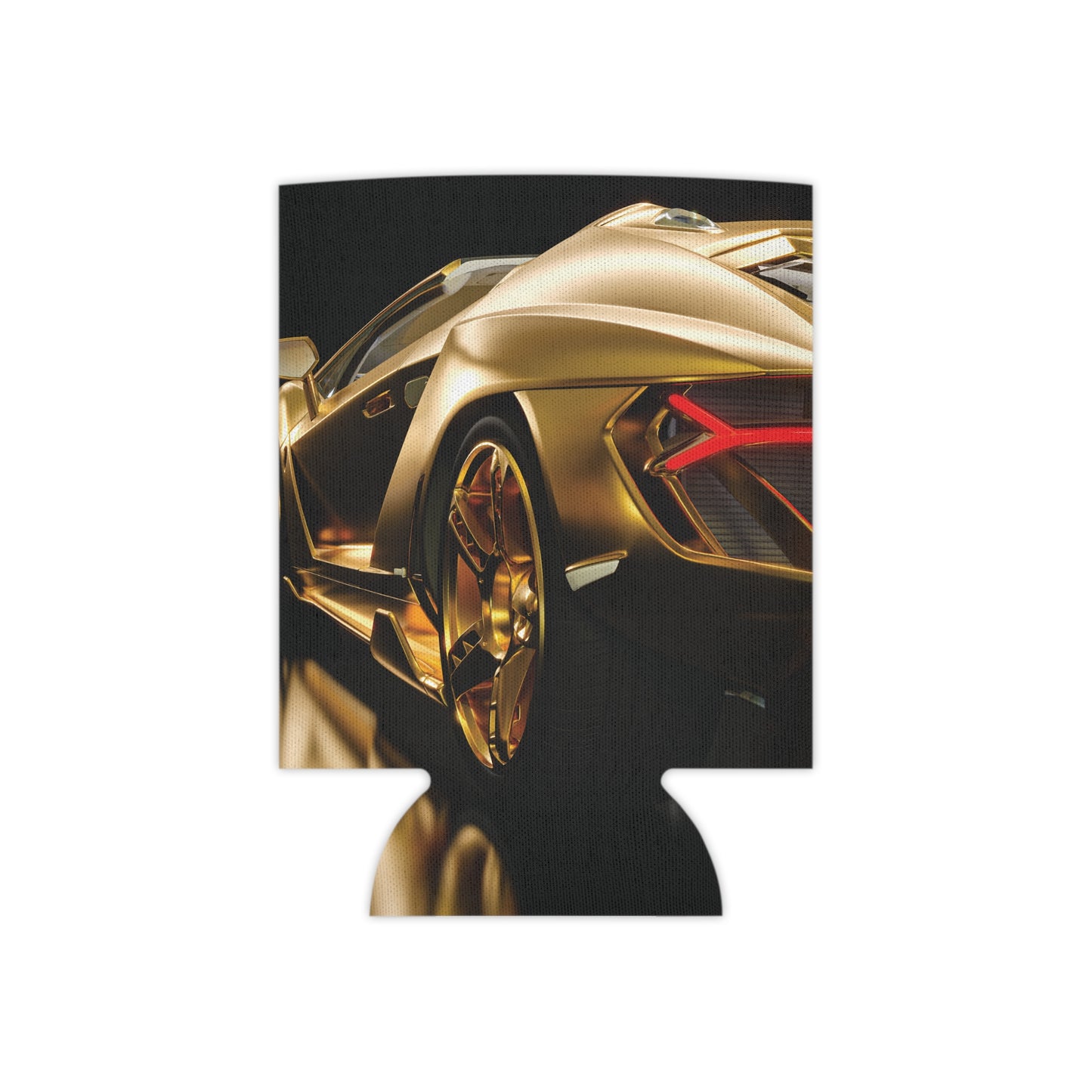 Gold Car Can Cooler