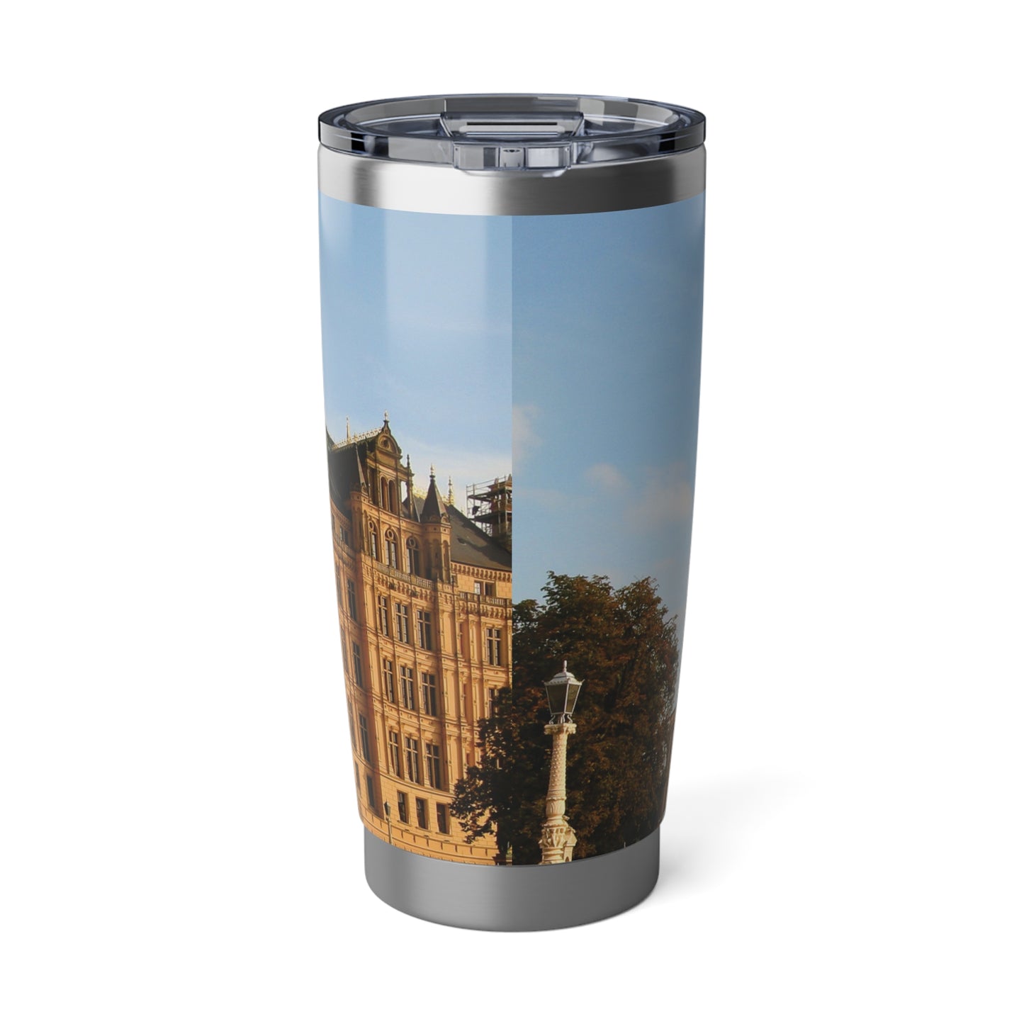 Vagabond Travel 20oz Tumbler - Castle Design Stylish and Durable Drinkware for Adventurers