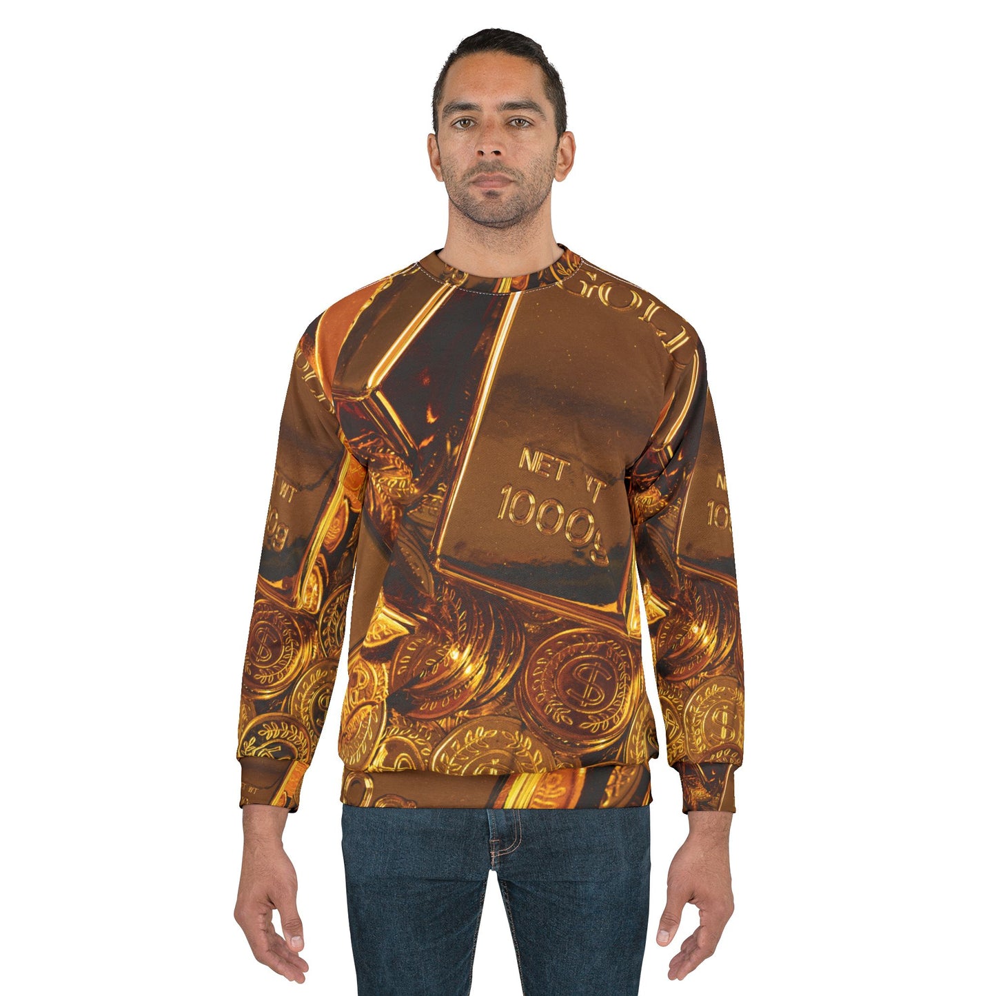 Gold Unisex Sweatshirt (AOP)