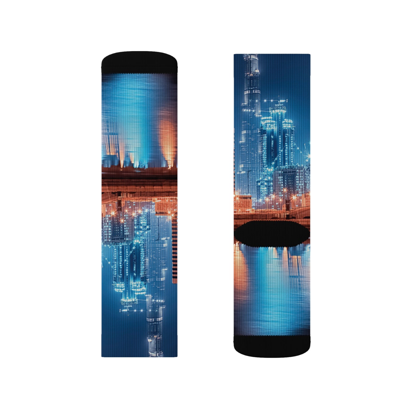Dubai City Sublimation Socks