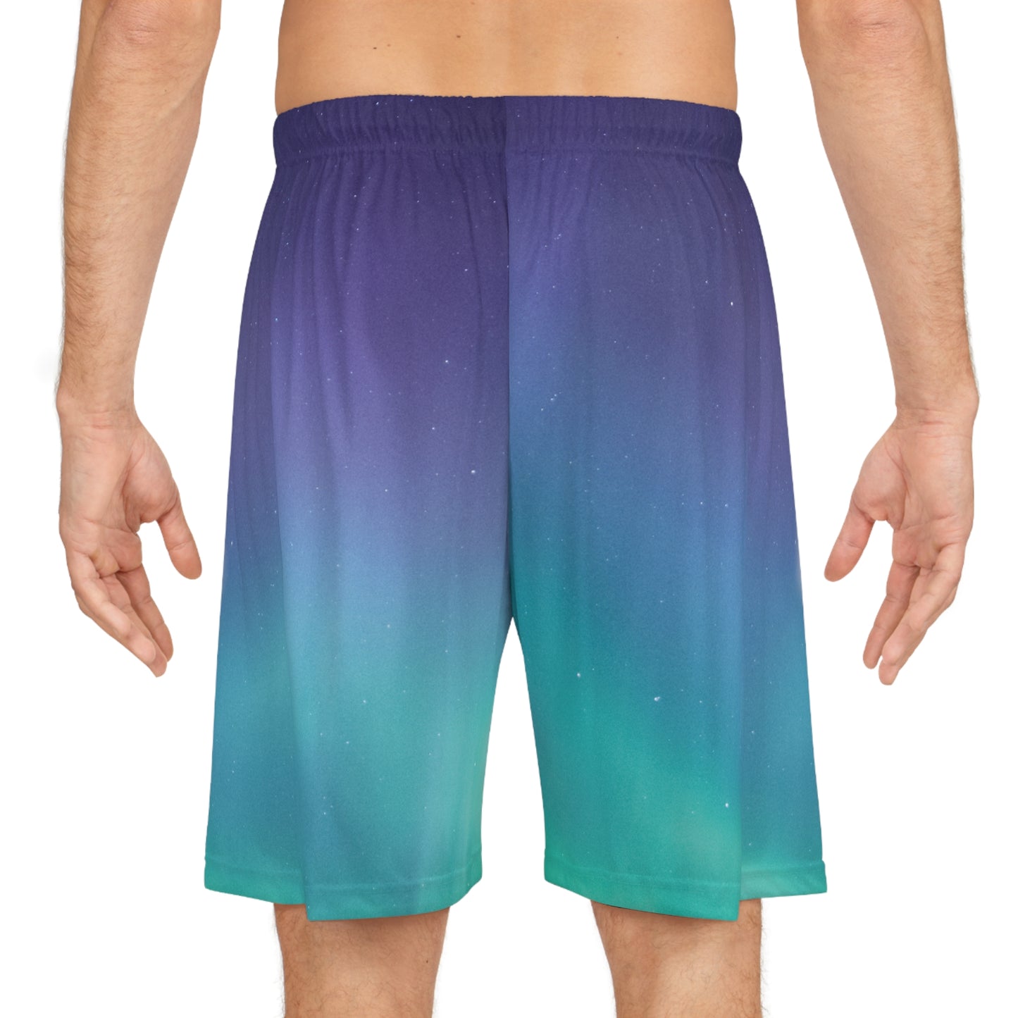 The Northern Lights Basketball Shorts (AOP)