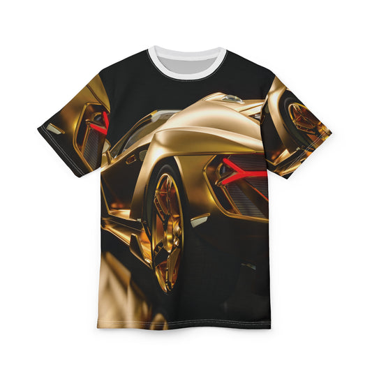 Luxury Gold Car T-Shirt All Over Print