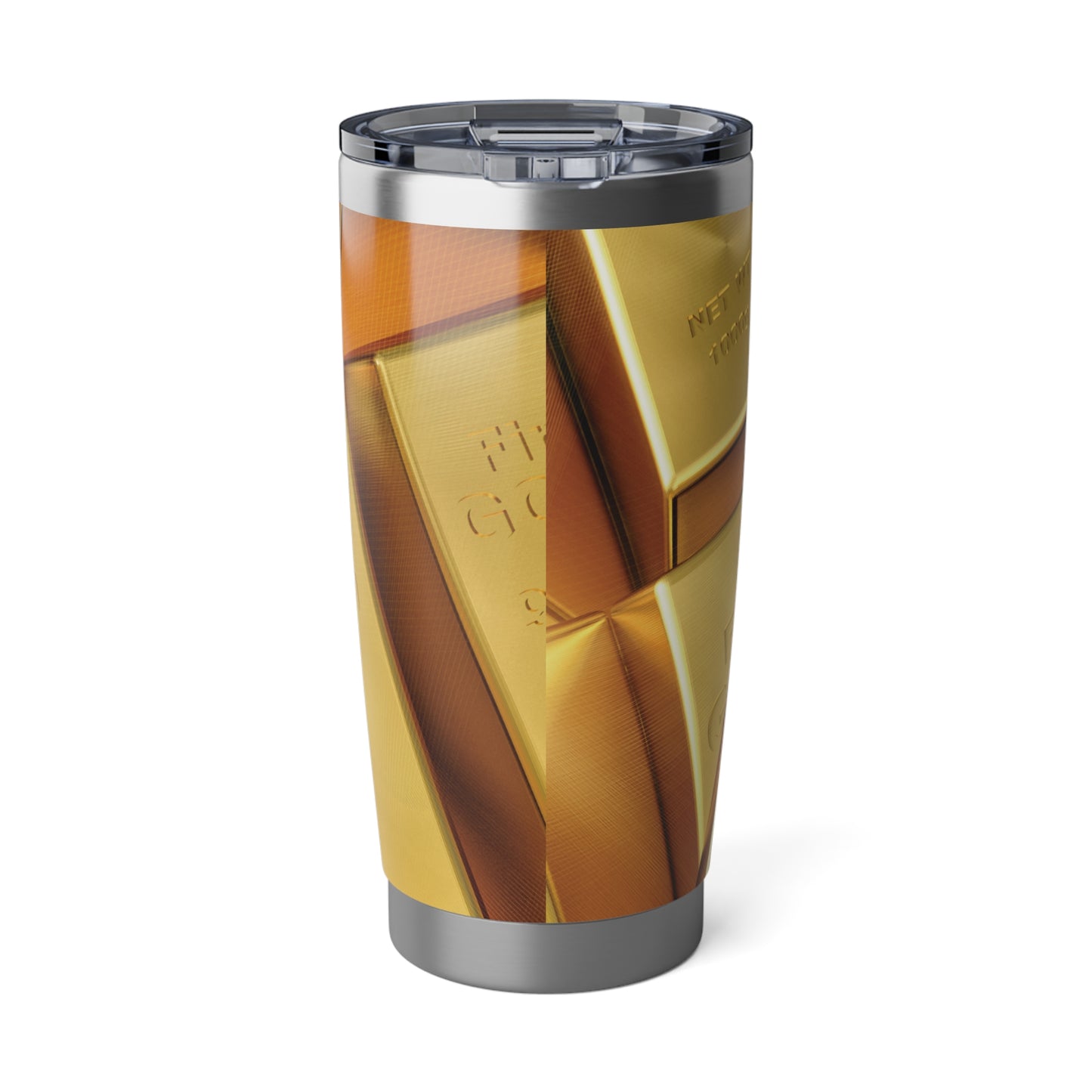 Vagabond Gold Bar Tumbler - 20oz Insulated Travel Mug for Luxury Drinkware