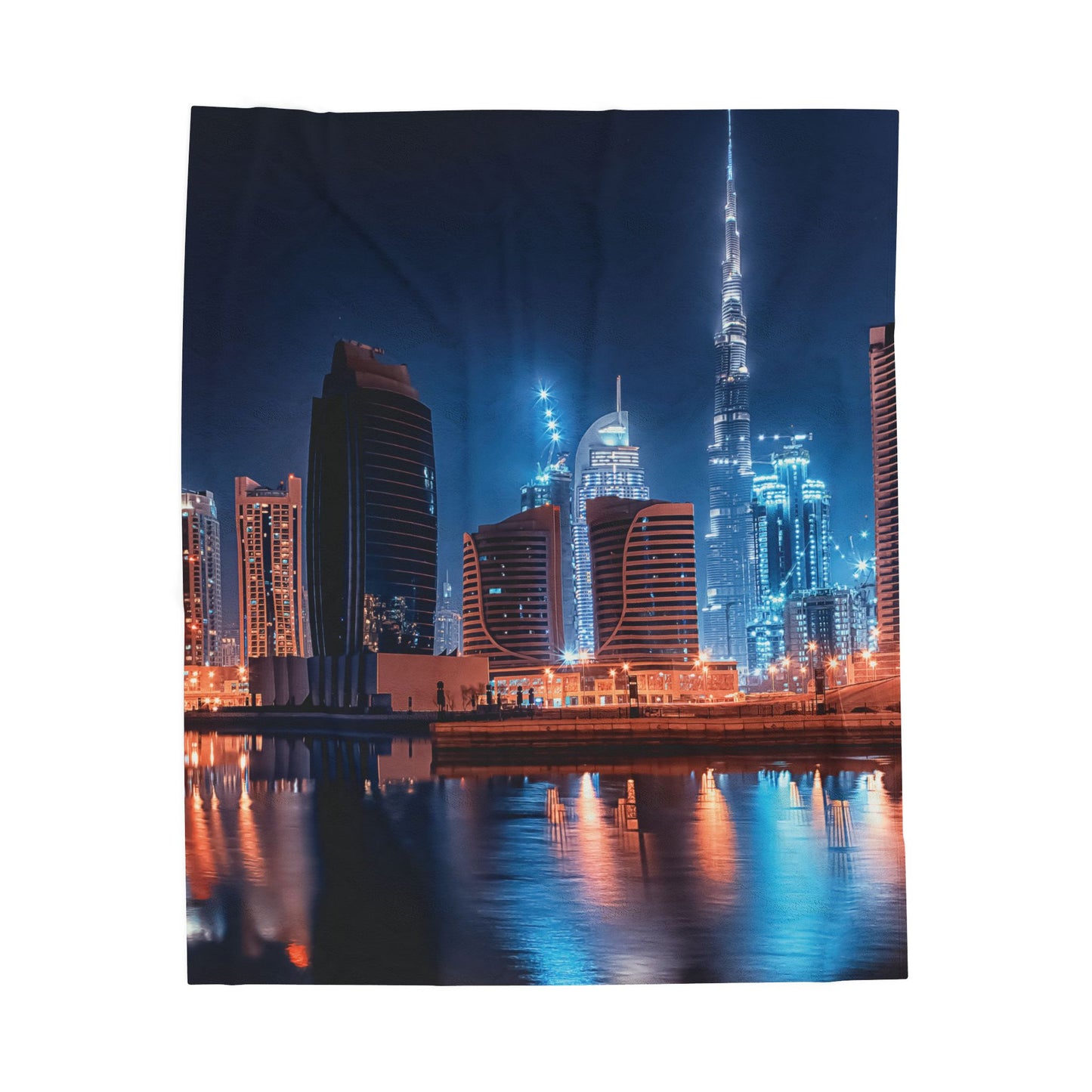 Dubai City Plush Blanket