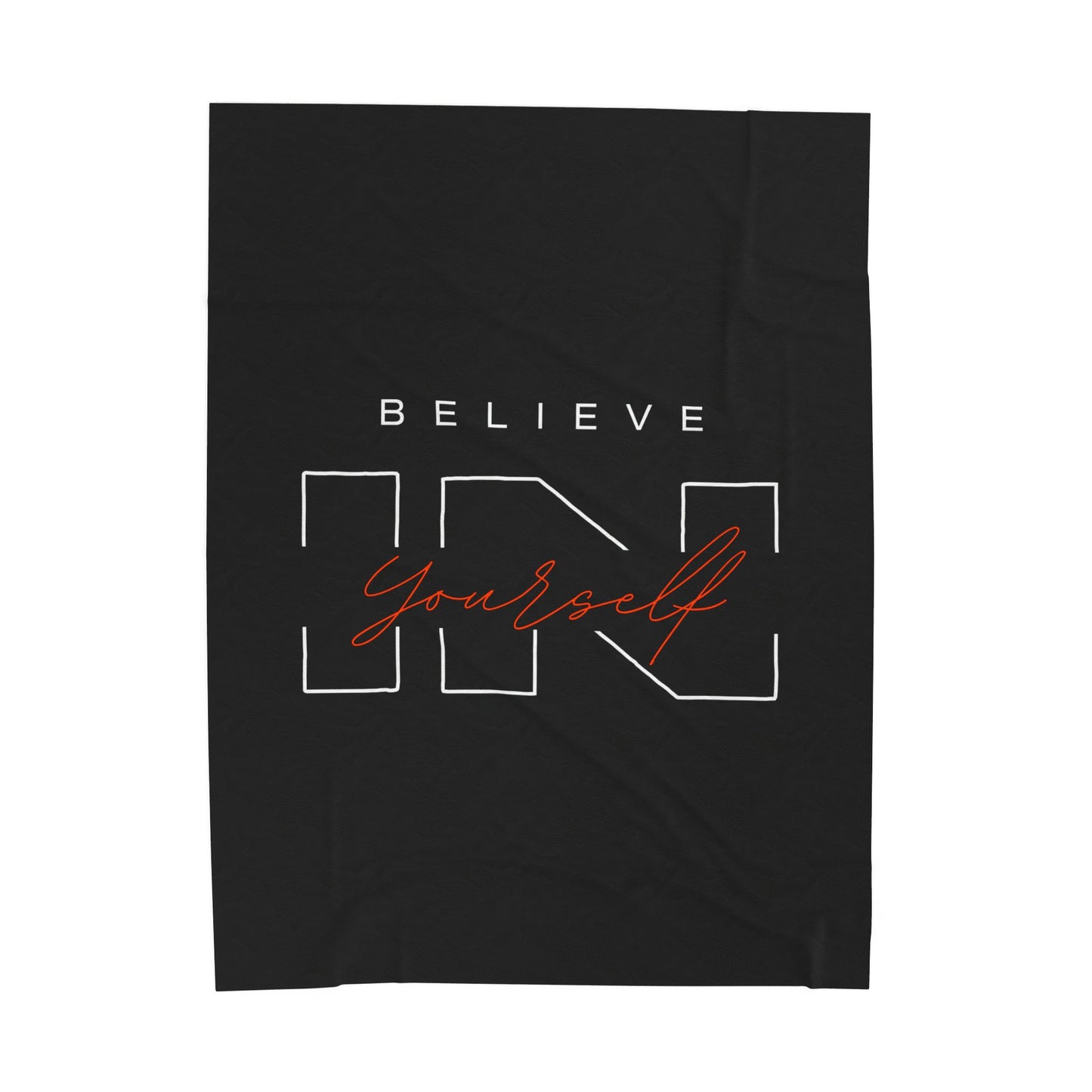 Believe Inspirational Velveteen Plush Blanket
