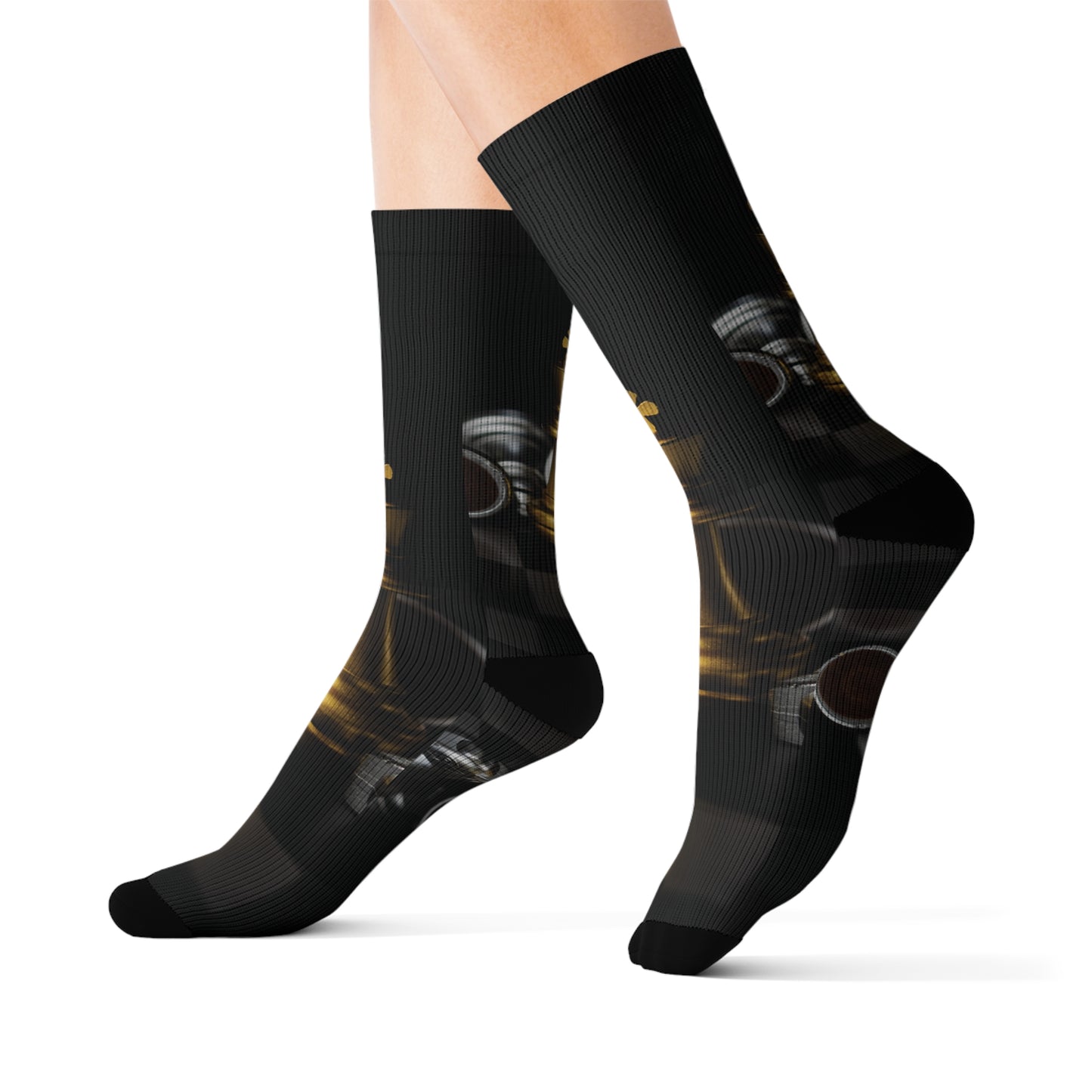 Chess Sublimation Socks - Bold Design for Game Enthusiasts