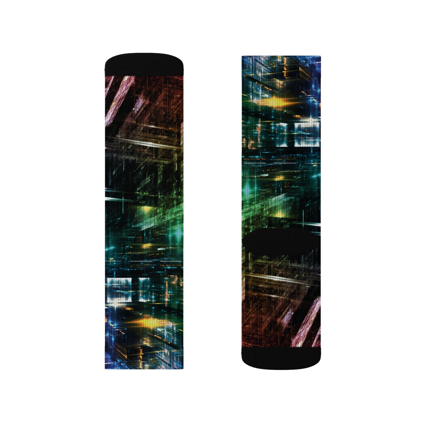 3D Lights Sublimation Socks
