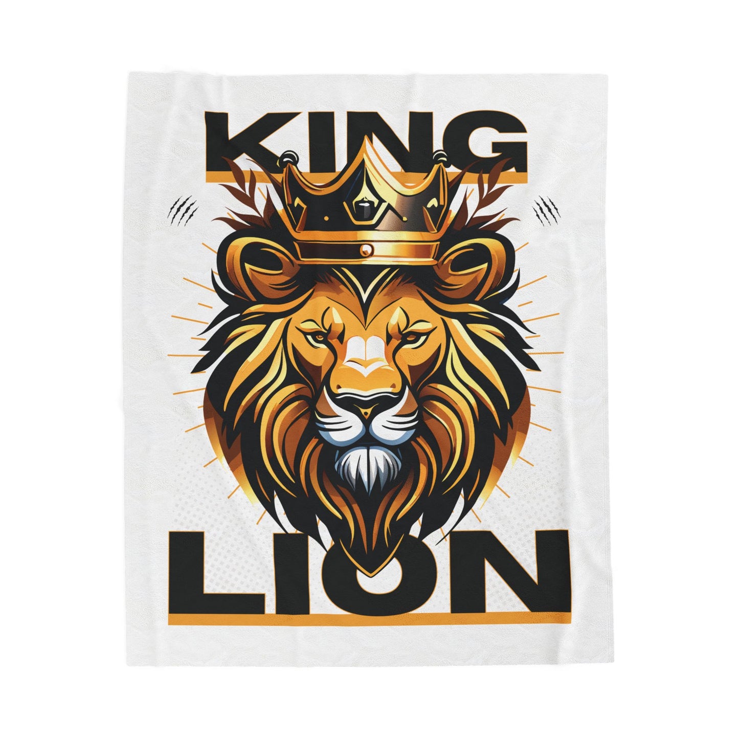 King Lion Plush Blanket