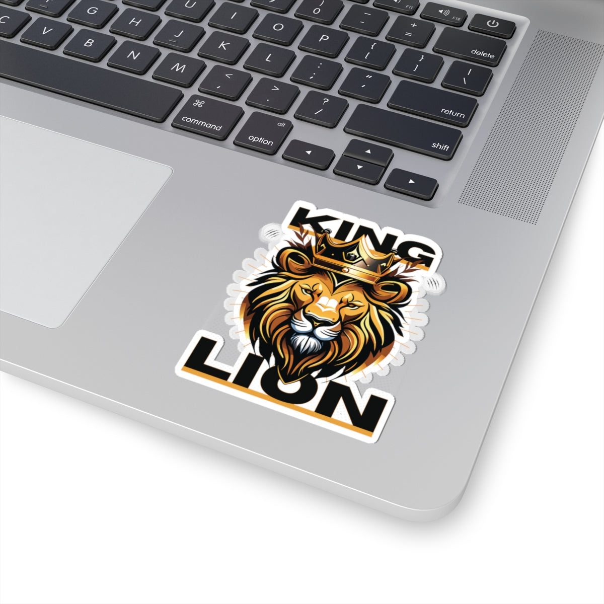 King Lion Kiss-Cut Stickers | Regal Animal Decor for Enthusiasts