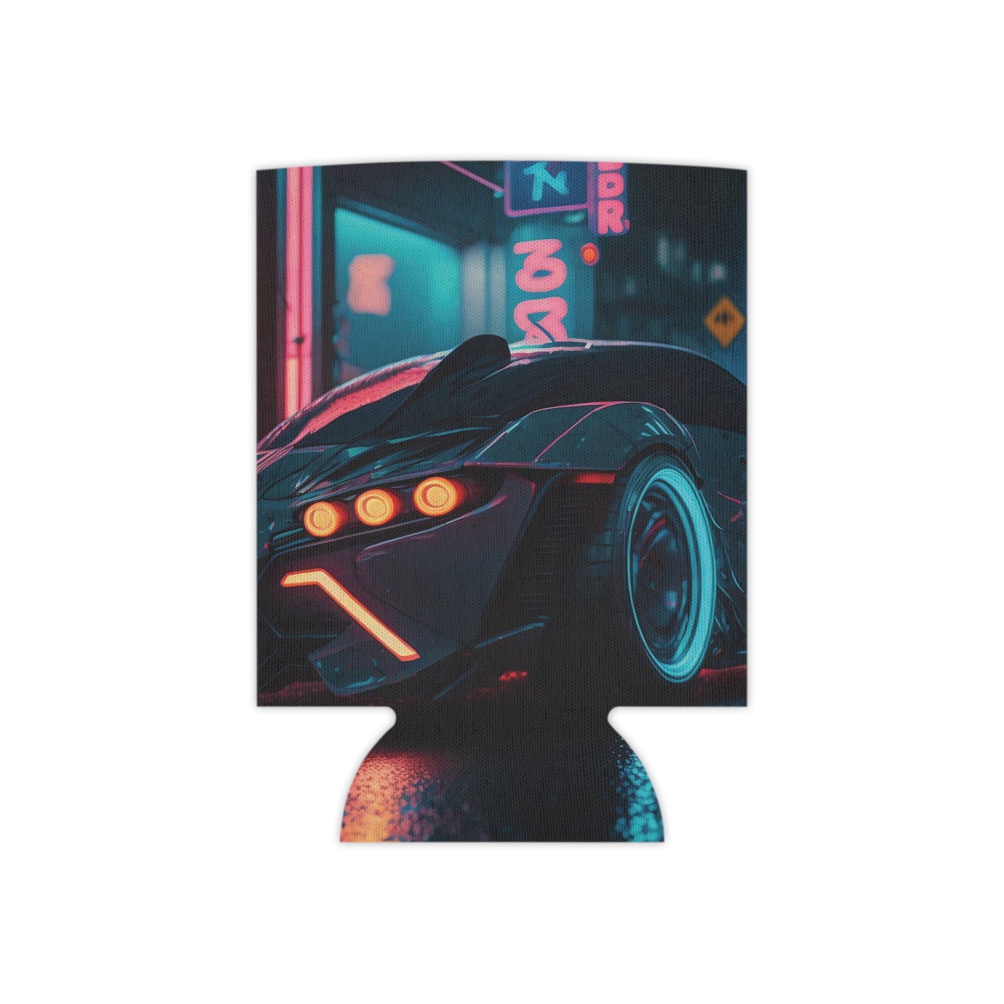 Neon Car Can Cooler