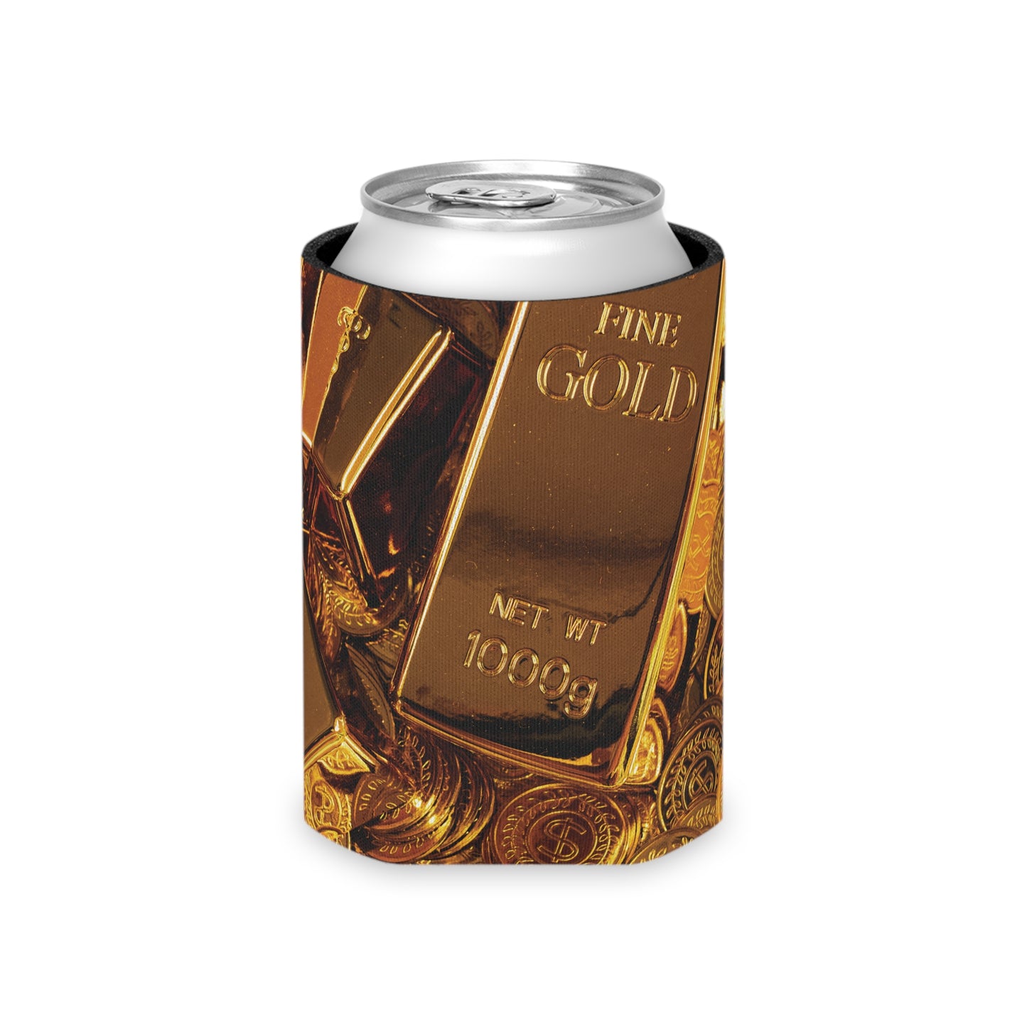 Gold Bar Can Cooler