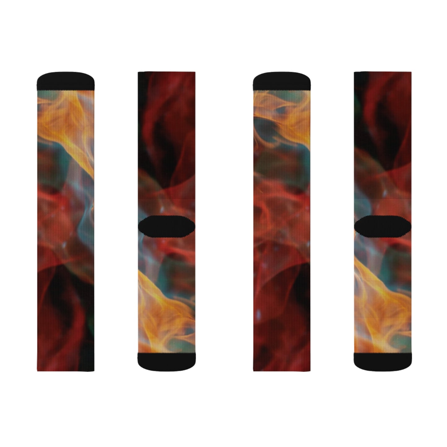 Fiery Sublimation Socks, Colorful Artistic Sock Gift, Unique Fashion Accessories for Men, Trendy Sock Collection, Cozy [...]