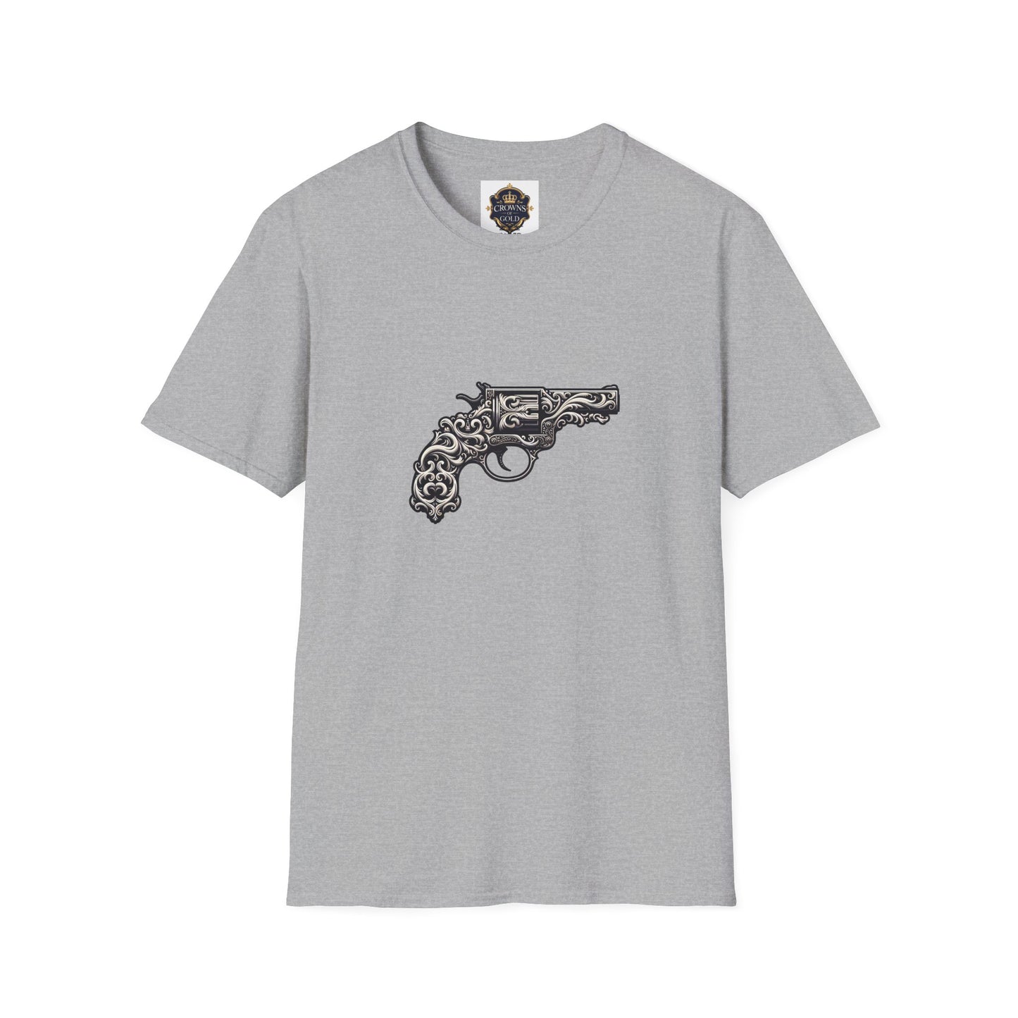 Vintage-Inspired Gun Graphic Unisex T-Shirt
