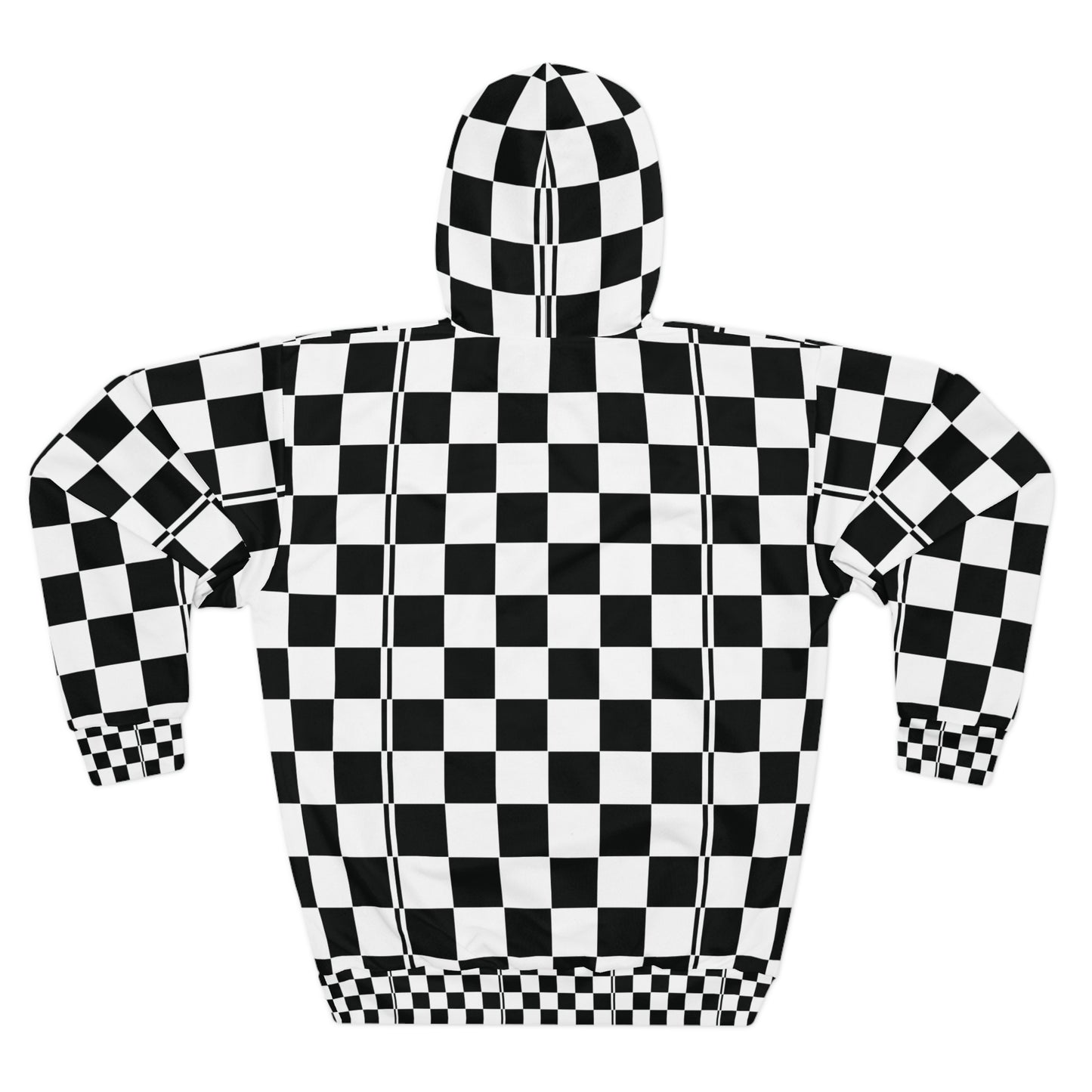 Checkerboard Pullover Hoodie