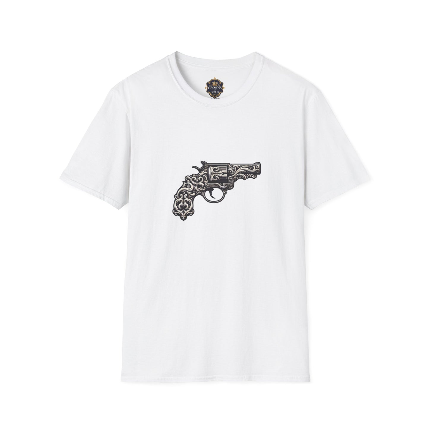 Vintage-Inspired Gun Graphic Unisex T-Shirt