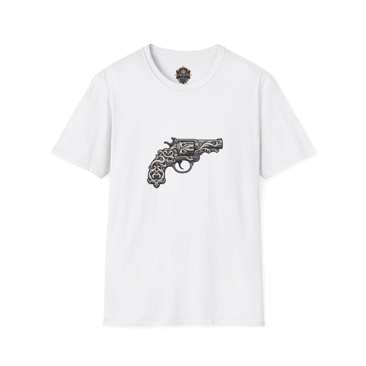 Vintage-Inspired Gun Graphic Unisex T-Shirt