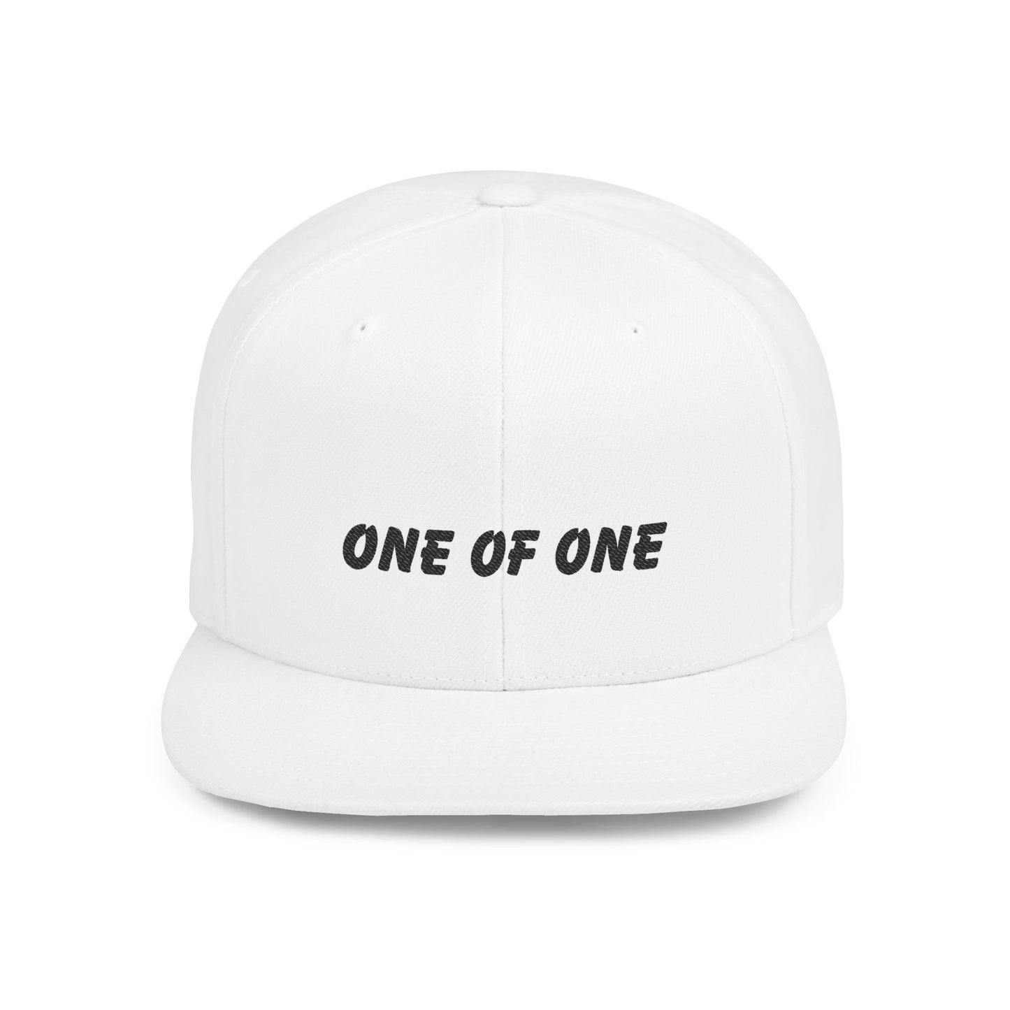 Stylish Flat Bill Snapback Cap, Trendy Hat for Fashion Lovers, Gift for Birthdays, Streetwear Accessory, One of One Statement