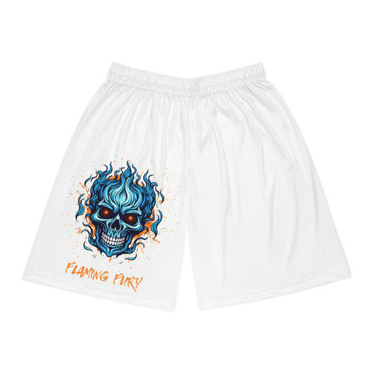 Flaming Fury Basketball Shorts