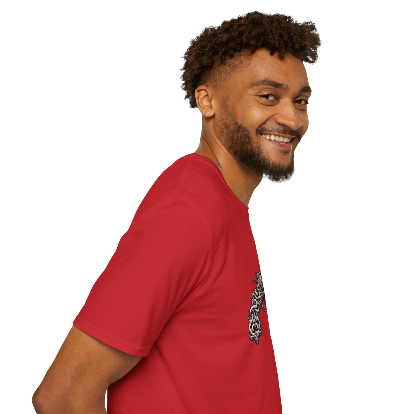 Vintage-Inspired Gun Graphic Unisex T-Shirt