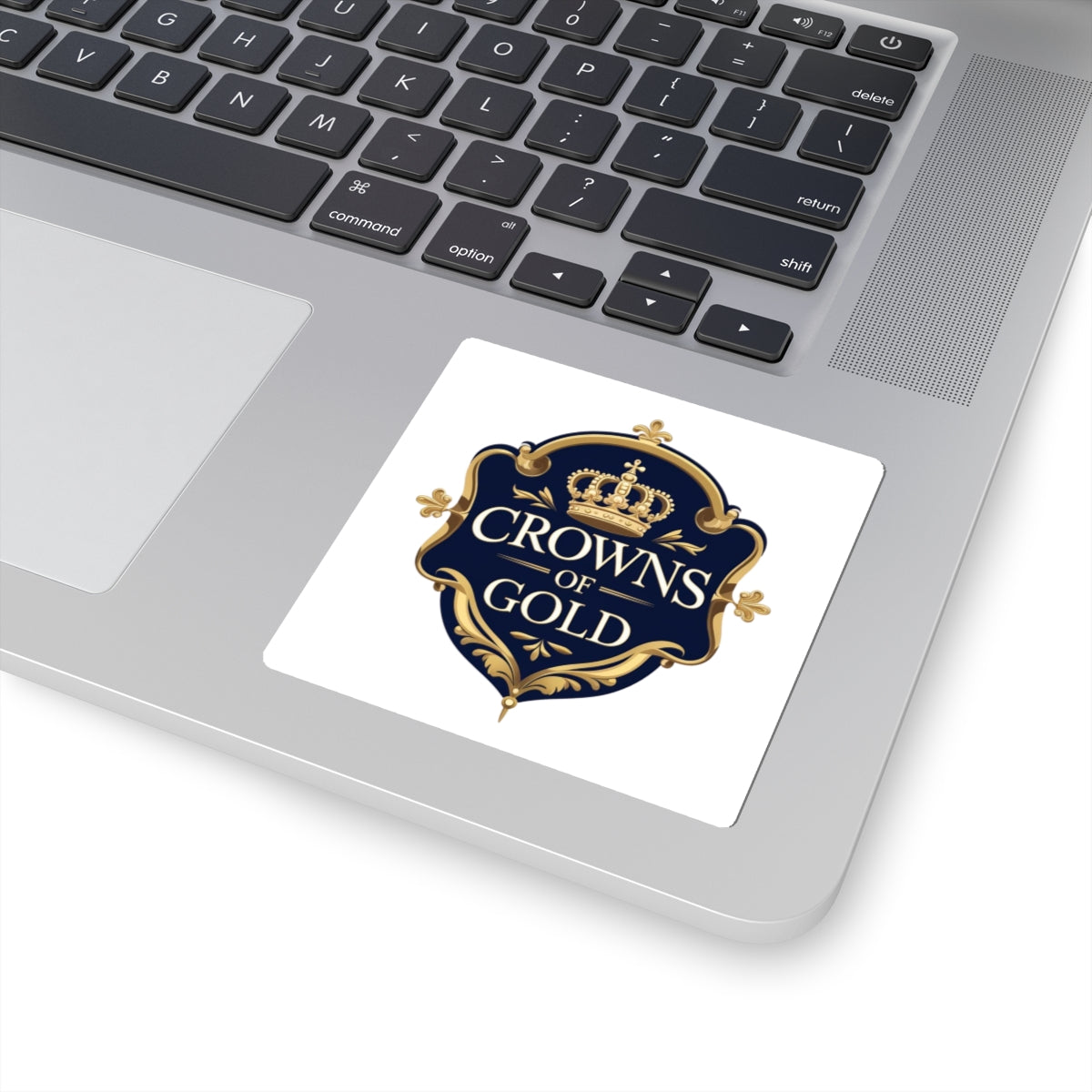 Crowns of Gold Kiss-Cut Sticker