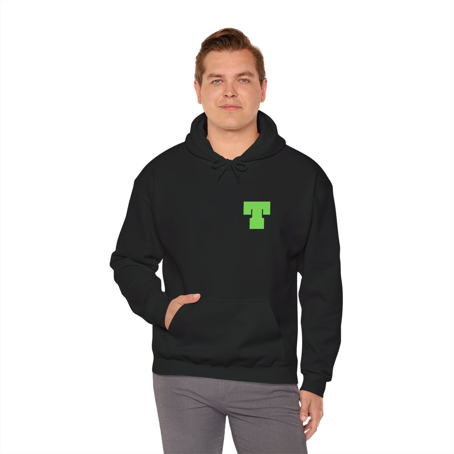 Unisex Heavy Blend™ Hooded Sweatshirt with Custom Green Letter, Cozy Sweatshirt, Casual Wear, Gift for Friends, Layering Hoodie, [...]